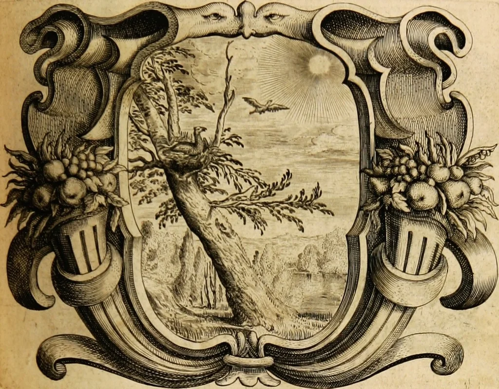 An illustration from Imago primi saeculi Societatis Iesu, 1640, leaf 341