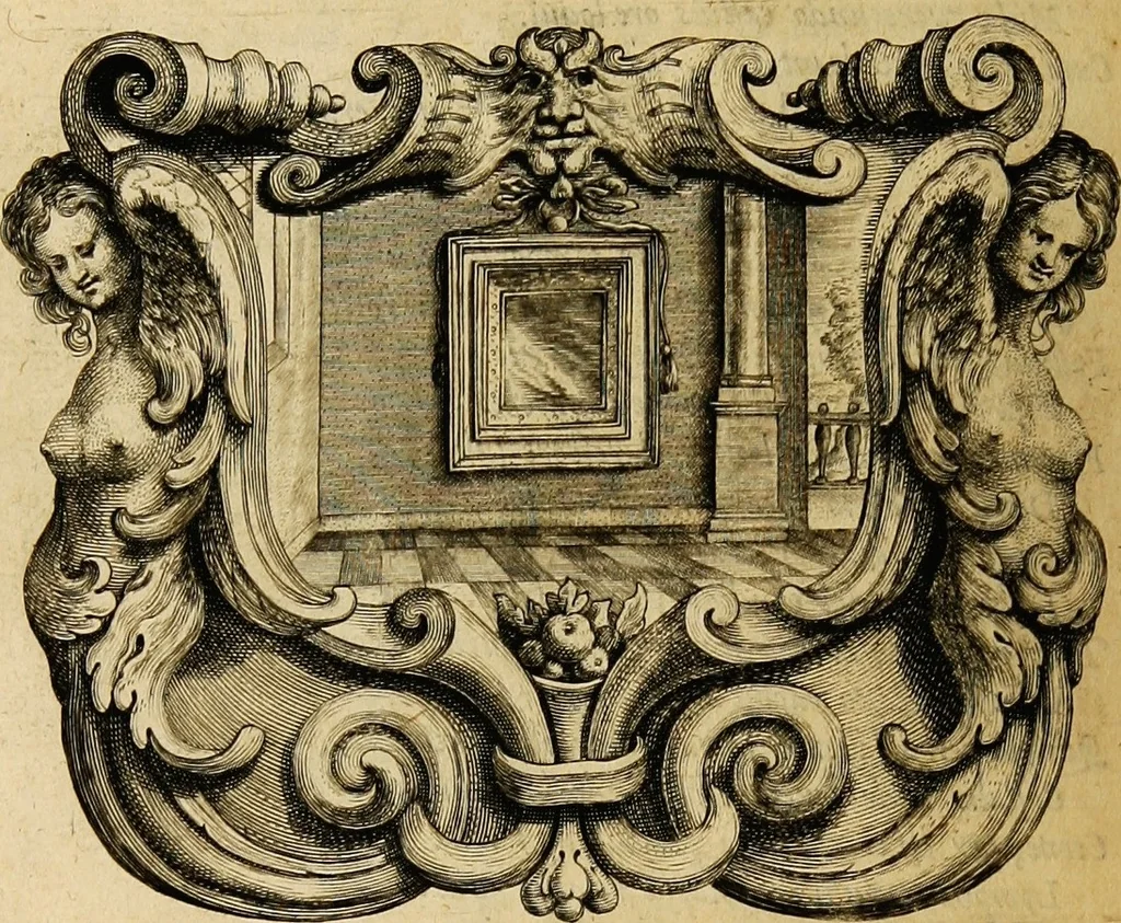 An illustration from Imago primi saeculi Societatis Iesu, 1640, leaf 464