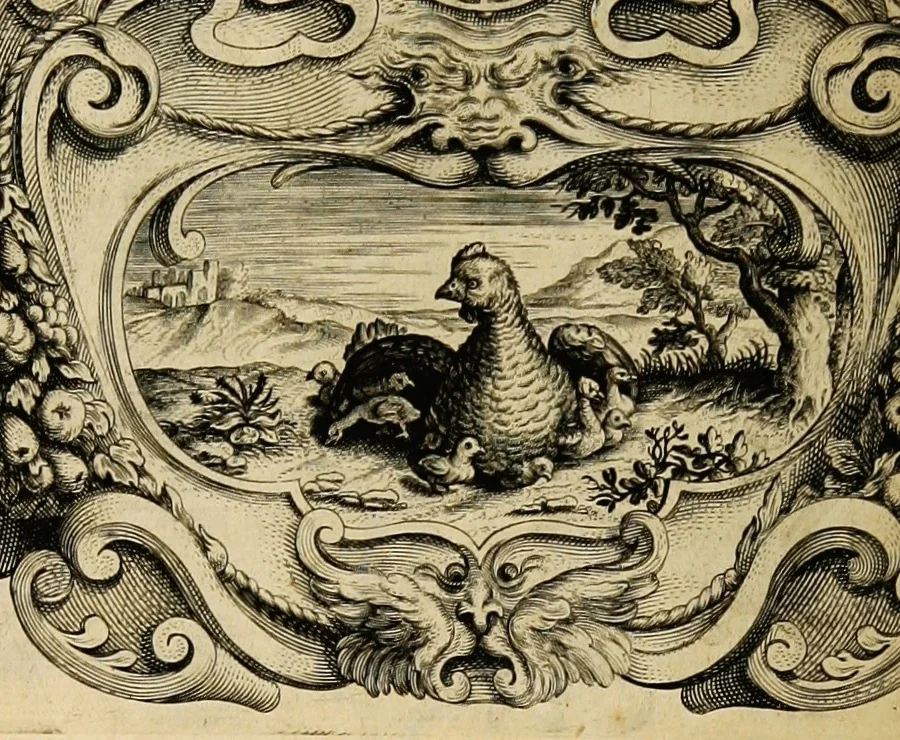 An illustration from Imago primi saeculi Societatis Iesu, 1640, leaf 484