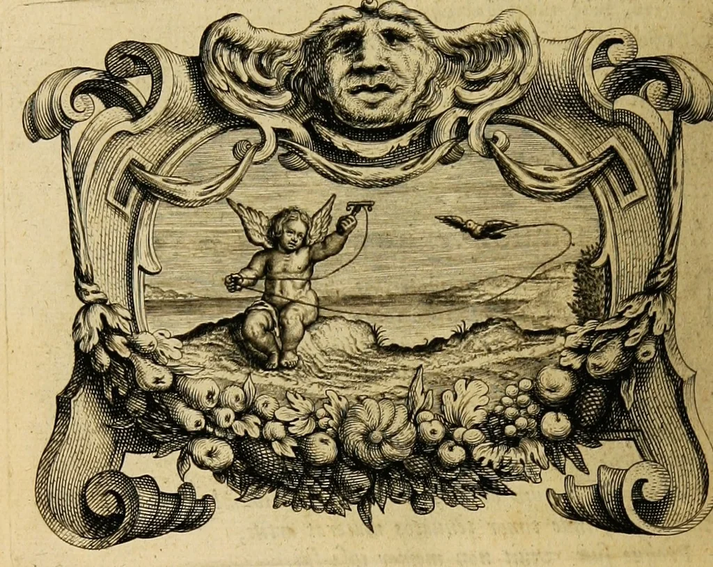 An illustration from Imago primi saeculi Societatis Iesu, 1640, leaf 486
