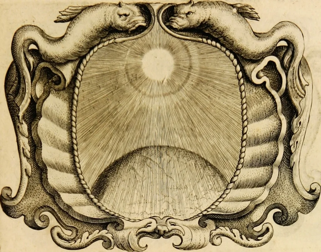 An illustration from Imago primi saeculi Societatis Iesu, 1640, leaf 55