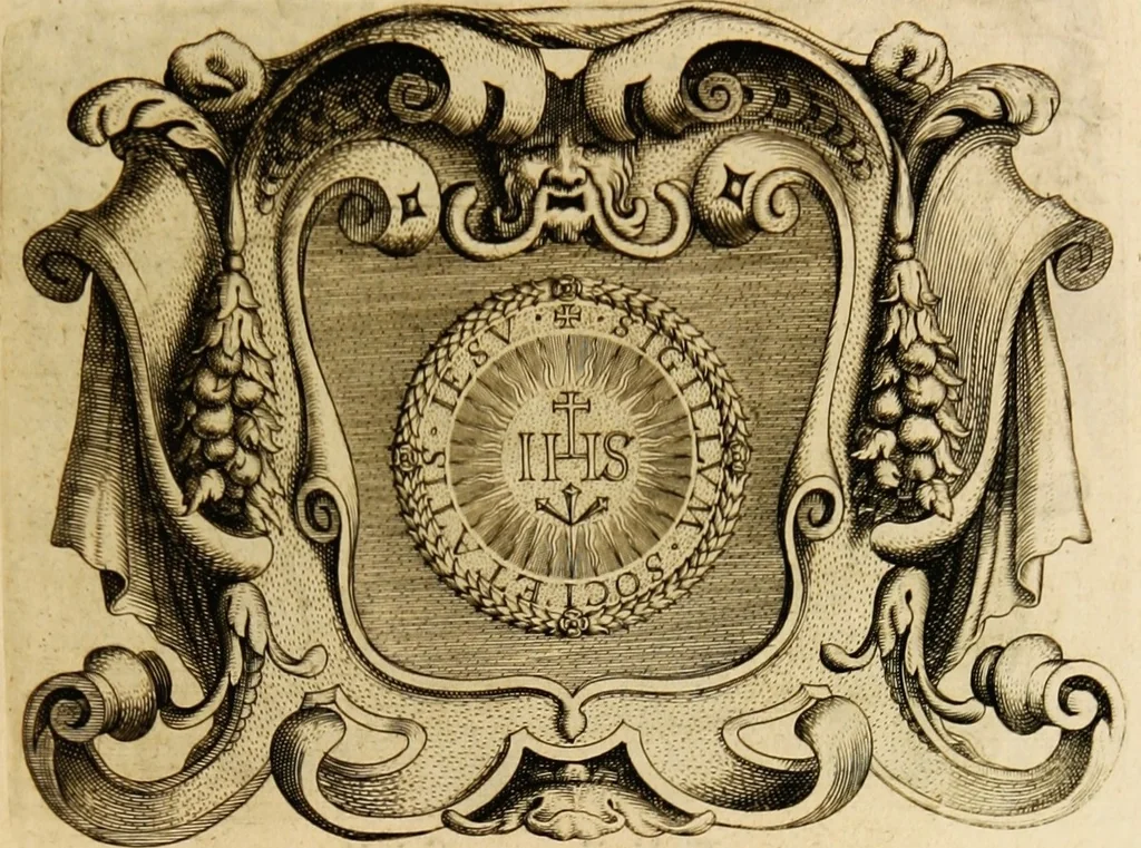 An illustration from Imago primi saeculi Societatis Iesu, 1640, leaf 57