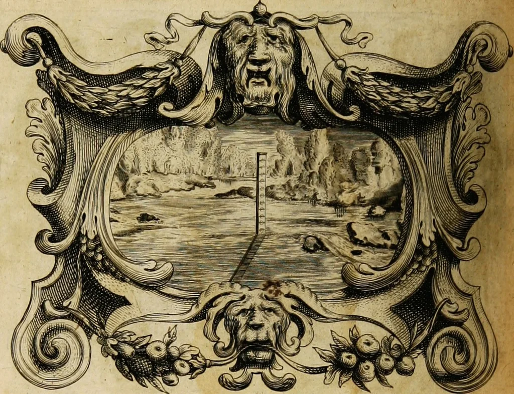 An illustration from Imago primi saeculi Societatis Iesu, 1640, leaf 578