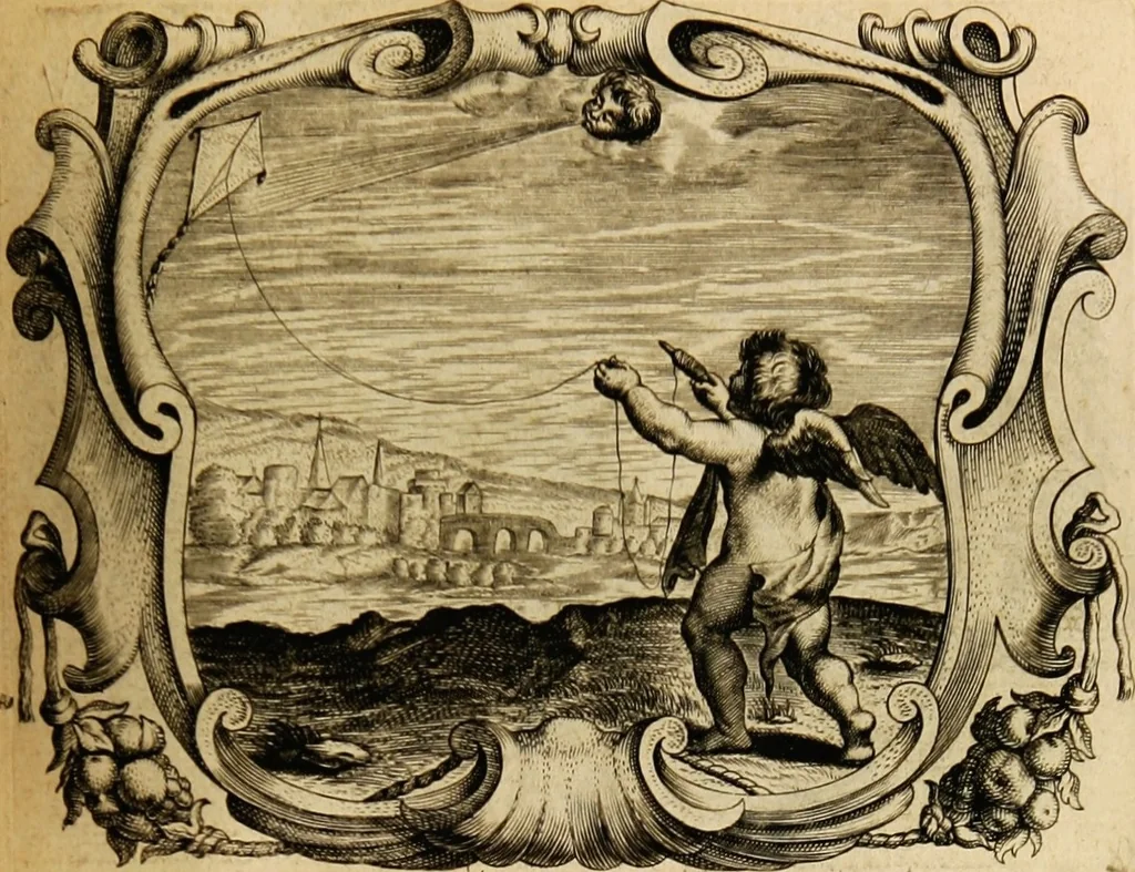 An illustration from Imago primi saeculi Societatis Iesu, 1640, leaf 581