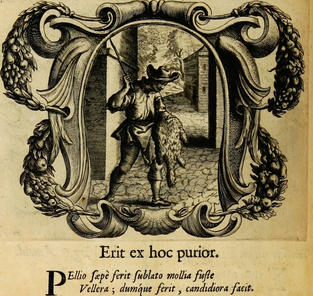 An illustration from Imago primi saeculi Societatis Iesu, 1640, leaf 584