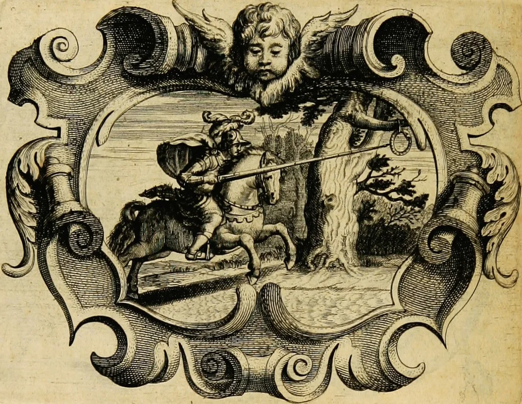 An illustration from Imago primi saeculi Societatis Iesu, 1640, leaf 64