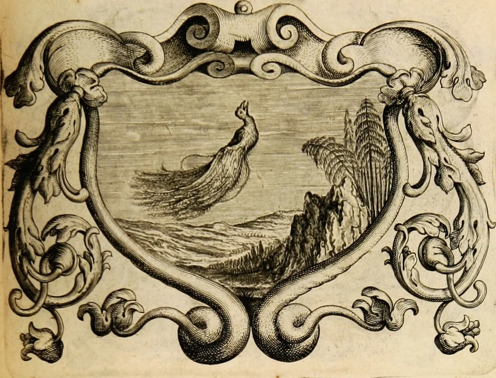 An illustration from Imago primi saeculi Societatis Iesu, 1640, leaf 727