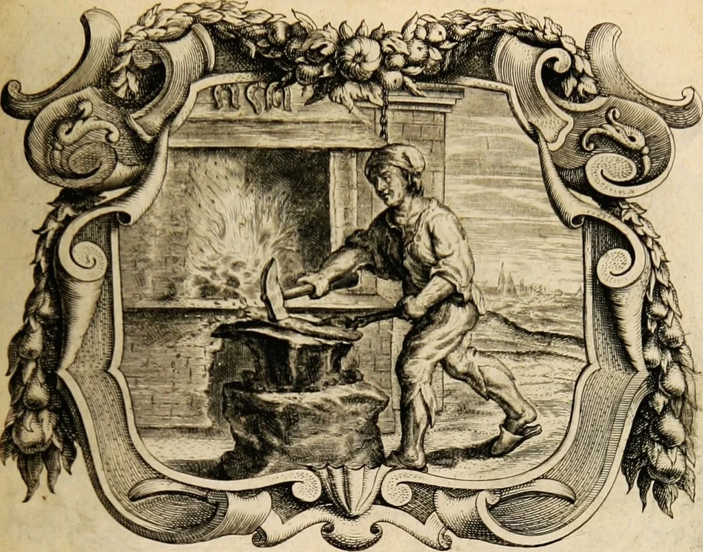 An illustration from Imago primi saeculi Societatis Iesu, 1640, leaf 729