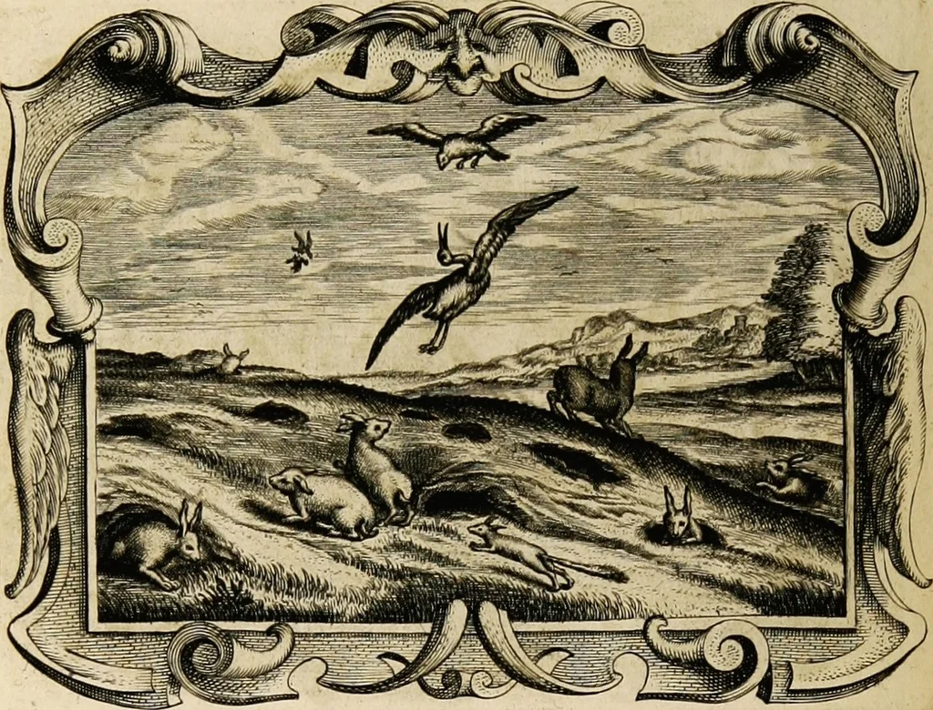 An illustration from Imago primi saeculi Societatis Iesu, 1640, leaf 952