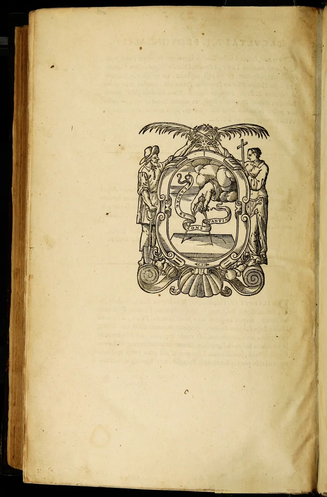 An illustration from Imago primi saeculi Societatis Iesu, 1640, leaf 986