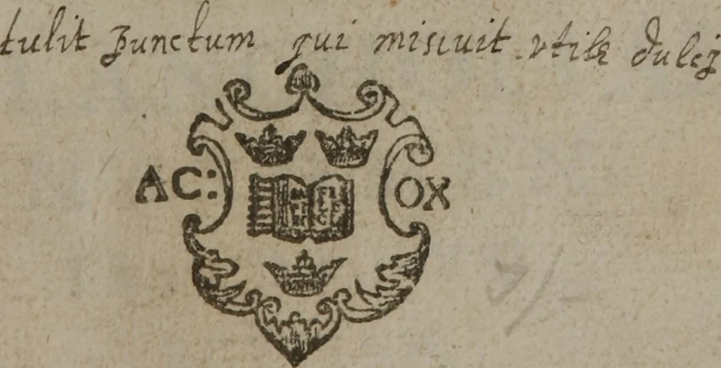 An illustration from The anatomy of melancholy : vvhat it is ; vvith all the kindes, causes, symptomes, prognosticks, and seuerall cures of it ; in three maine partitions, with their seuerall sections, members, and subsections ; philosophically, medicinally, historically opened and cut vp, 1624, leaf 4