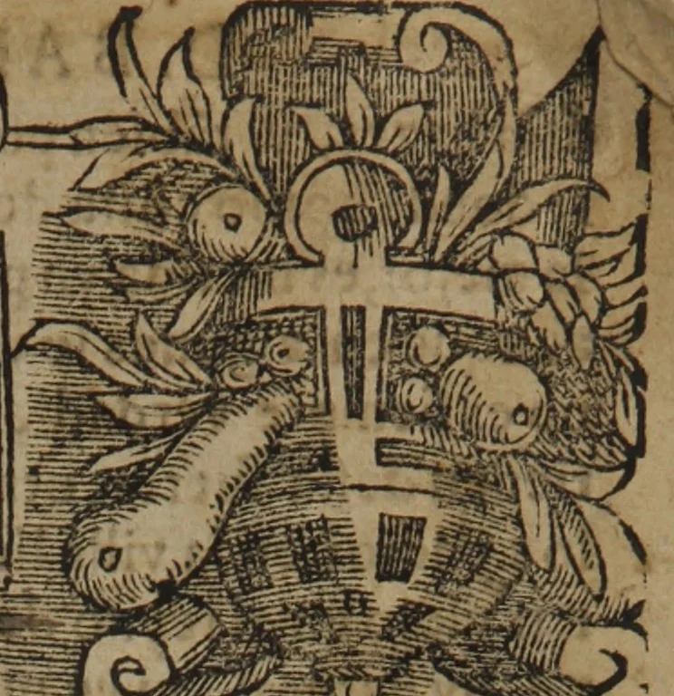 An illustration from Verdadera medicina, cirugia, y astrologia : en tres libros dividida, 1607, leaf 19