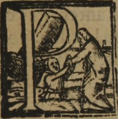 An illustration from Verdadera medicina, cirugia, y astrologia : en tres libros dividida, 1607, leaf 40