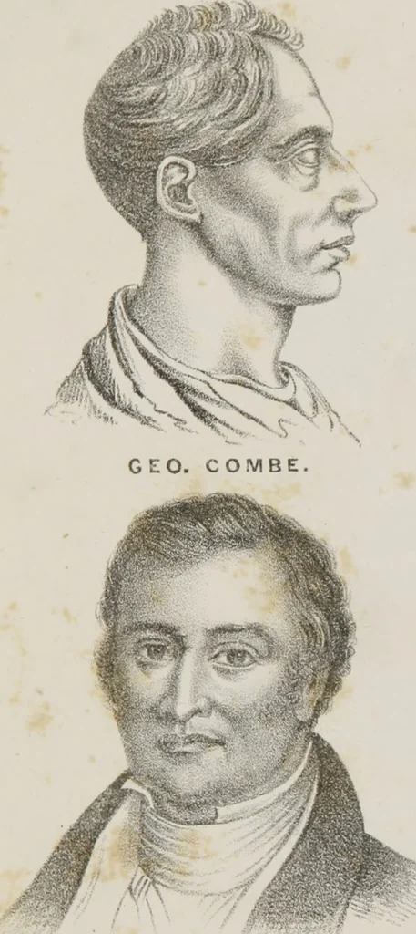 An illustration from History and progress of phrenology : (read before the Western Phrenological Society, at Buffalo), 1839, leaf 6