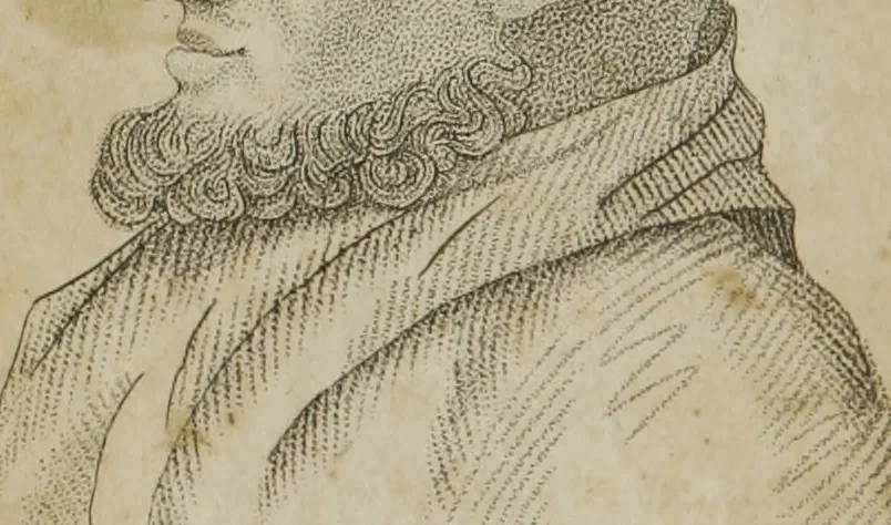 An illustration from The pocket Lavater, or, The science of physiognomy : to which is added, an inquiry into the analogy existing between brute and human physiognomy, from the Italian of Porta : embellished with 44 copperplate heads, 1817, leaf 57