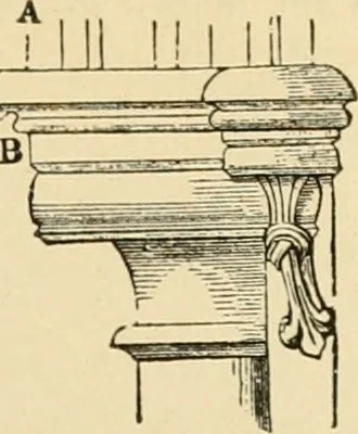 An illustration from An encyclopaedia of architecture, historical, theoretical, & practical. New ed., rev., portions rewritten, and with additions by Wyatt Papworth, 1888, leaf 1002
