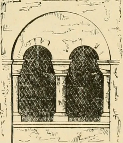 An illustration from An encyclopaedia of architecture, historical, theoretical, & practical. New ed., rev., portions rewritten, and with additions by Wyatt Papworth, 1888, leaf 1008