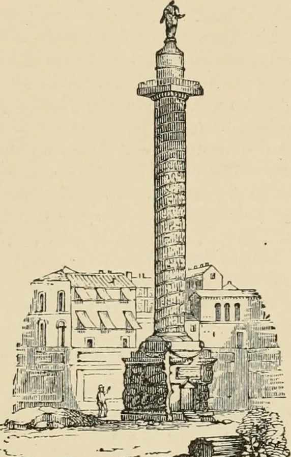An illustration from An encyclopaedia of architecture, historical, theoretical, & practical. New ed., rev., portions rewritten, and with additions by Wyatt Papworth, 1888, leaf 101