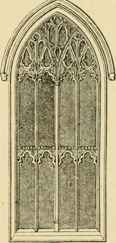 An illustration from An encyclopaedia of architecture, historical, theoretical, & practical. New ed., rev., portions rewritten, and with additions by Wyatt Papworth, 1888, leaf 1010