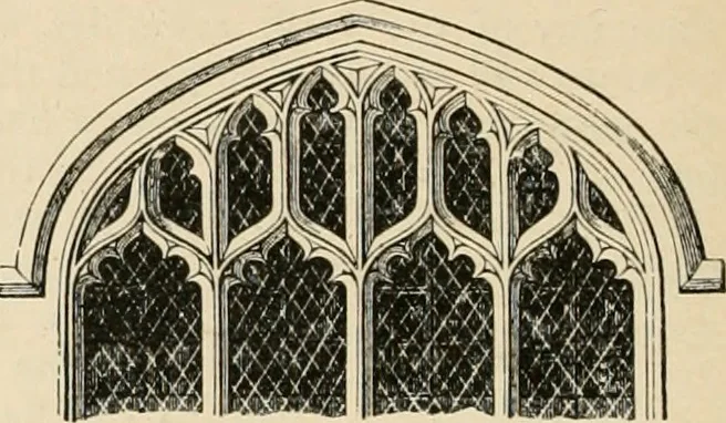 An illustration from An encyclopaedia of architecture, historical, theoretical, & practical. New ed., rev., portions rewritten, and with additions by Wyatt Papworth, 1888, leaf 1011