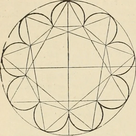 An illustration from An encyclopaedia of architecture, historical, theoretical, & practical. New ed., rev., portions rewritten, and with additions by Wyatt Papworth, 1888, leaf 1017