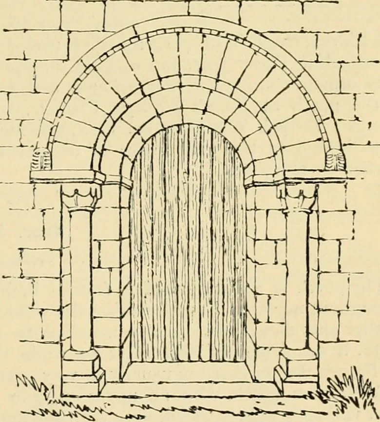 An illustration from An encyclopaedia of architecture, historical, theoretical, & practical. New ed., rev., portions rewritten, and with additions by Wyatt Papworth, 1888, leaf 1018