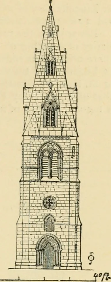 An illustration from An encyclopaedia of architecture, historical, theoretical, & practical. New ed., rev., portions rewritten, and with additions by Wyatt Papworth, 1888, leaf 1022