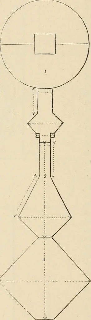 An illustration from An encyclopaedia of architecture, historical, theoretical, & practical. New ed., rev., portions rewritten, and with additions by Wyatt Papworth, 1888, leaf 1069