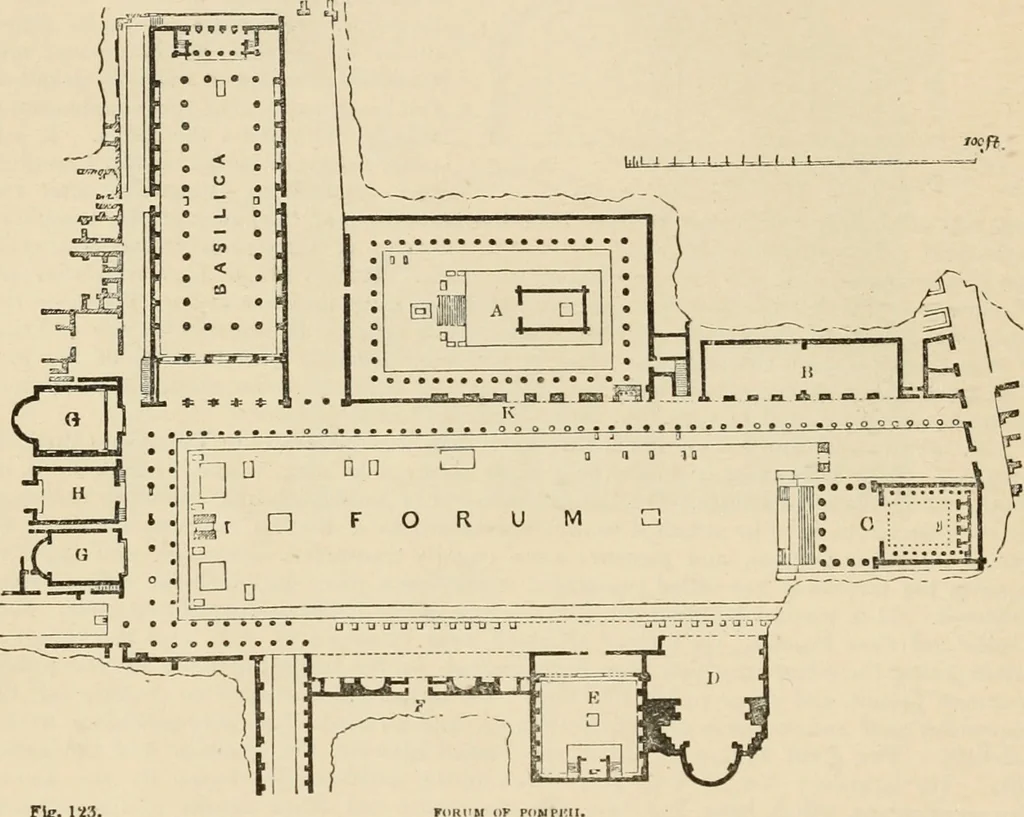 An illustration from An encyclopaedia of architecture, historical, theoretical, & practical. New ed., rev., portions rewritten, and with additions by Wyatt Papworth, 1888, leaf 111