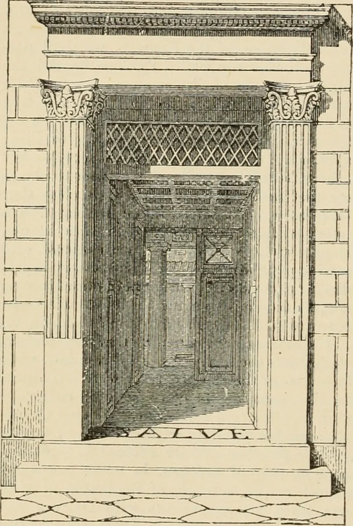 An illustration from An encyclopaedia of architecture, historical, theoretical, & practical. New ed., rev., portions rewritten, and with additions by Wyatt Papworth, 1888, leaf 121