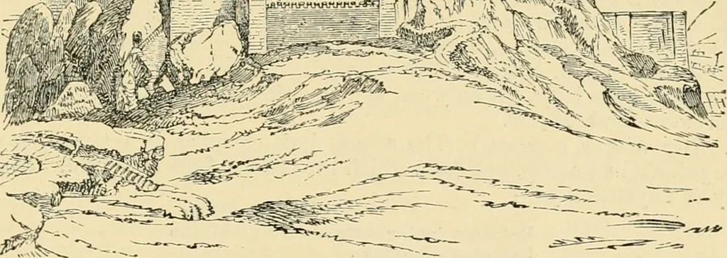An illustration from An encyclopaedia of architecture, historical, theoretical, & practical. New ed., rev., portions rewritten, and with additions by Wyatt Papworth, 1888, leaf 1224