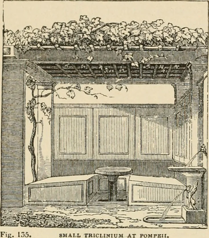 An illustration from An encyclopaedia of architecture, historical, theoretical, & practical. New ed., rev., portions rewritten, and with additions by Wyatt Papworth, 1888, leaf 123