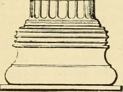 An illustration from An encyclopaedia of architecture, historical, theoretical, & practical. New ed., rev., portions rewritten, and with additions by Wyatt Papworth, 1888, leaf 1240