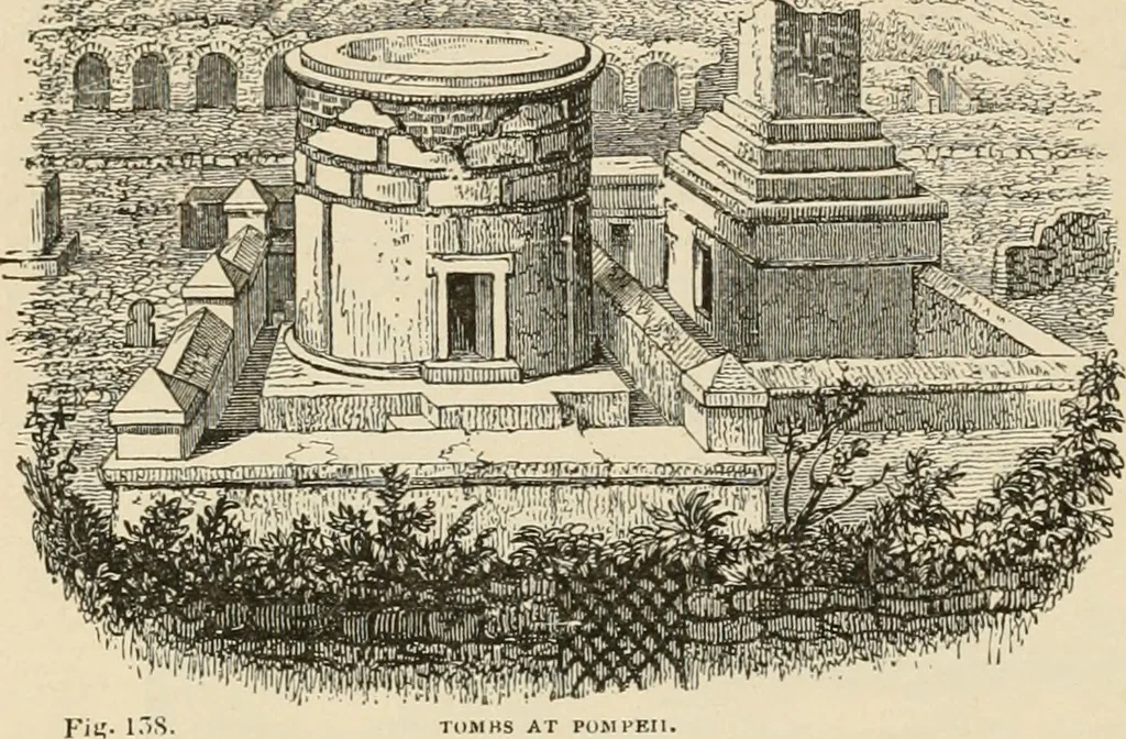 An illustration from An encyclopaedia of architecture, historical, theoretical, & practical. New ed., rev., portions rewritten, and with additions by Wyatt Papworth, 1888, leaf 125