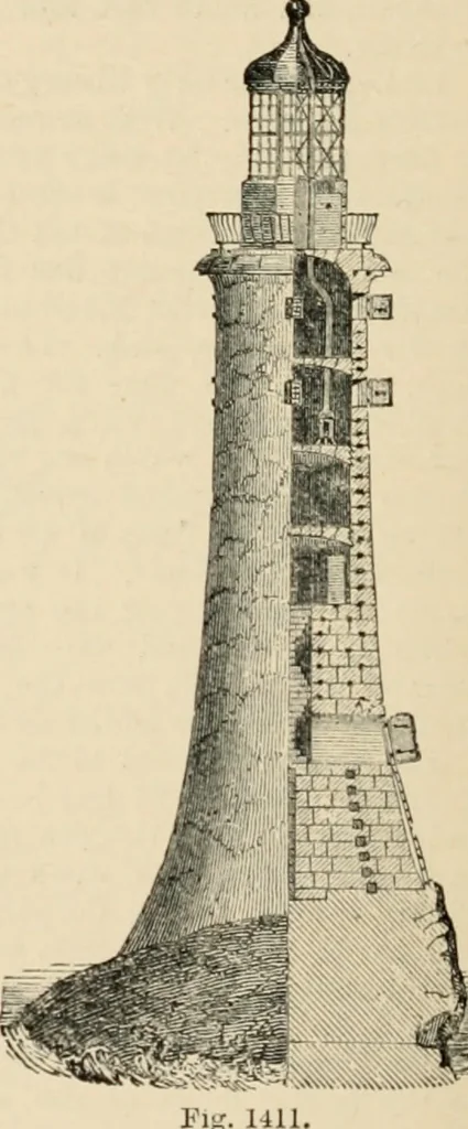 An illustration from An encyclopaedia of architecture, historical, theoretical, & practical. New ed., rev., portions rewritten, and with additions by Wyatt Papworth, 1888, leaf 1327