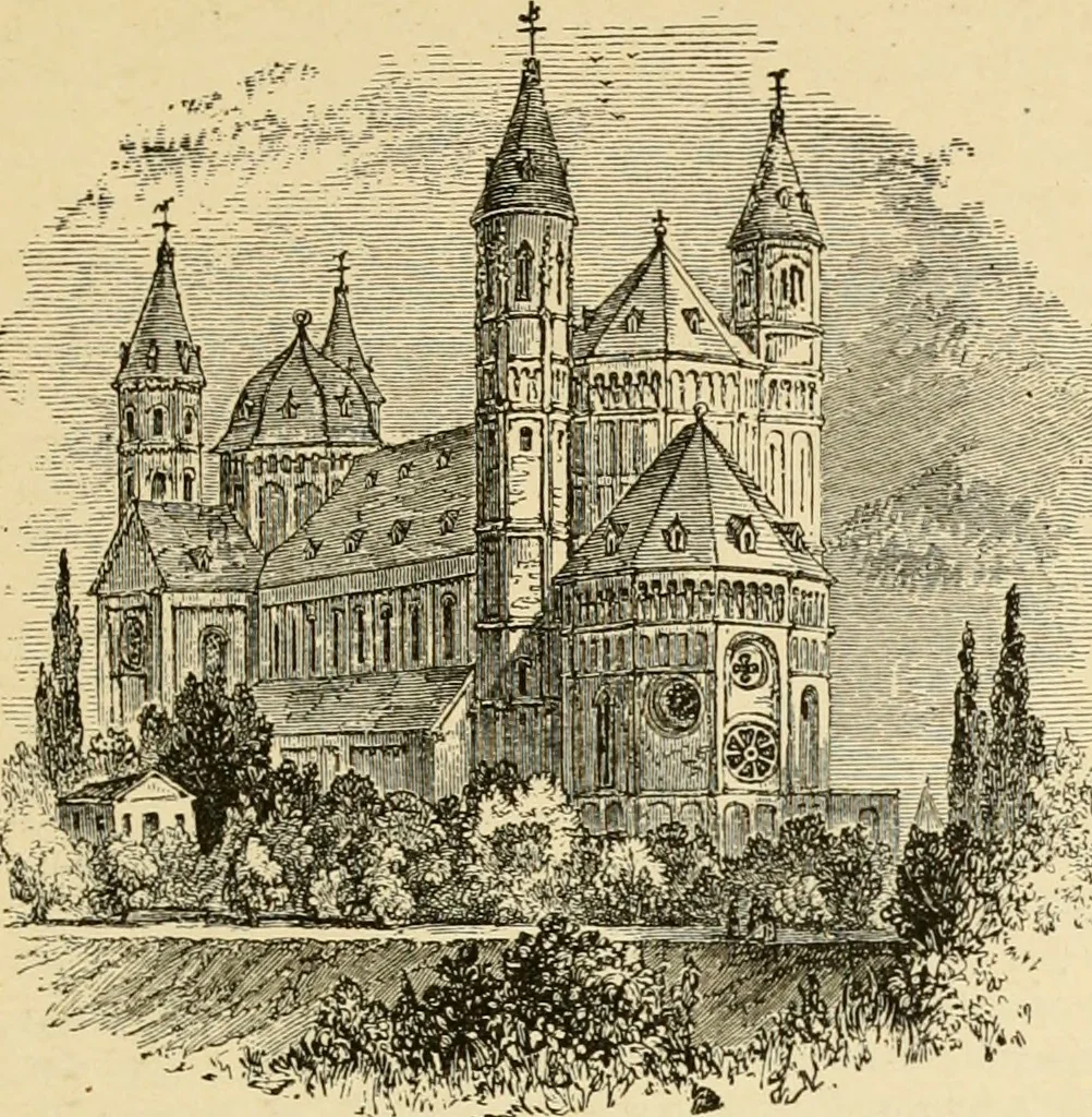 An illustration from An encyclopaedia of architecture, historical, theoretical, & practical. New ed., rev., portions rewritten, and with additions by Wyatt Papworth, 1888, leaf 138