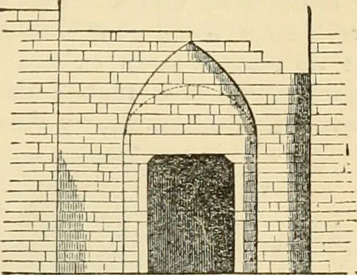 An illustration from An encyclopaedia of architecture, historical, theoretical, & practical. New ed., rev., portions rewritten, and with additions by Wyatt Papworth, 1888, leaf 144