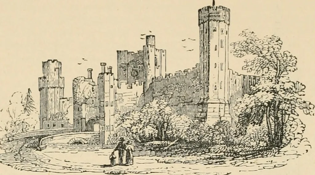 An illustration from An encyclopaedia of architecture, historical, theoretical, & practical. New ed., rev., portions rewritten, and with additions by Wyatt Papworth, 1888, leaf 203