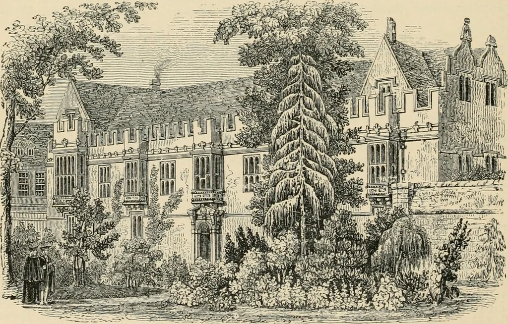 An illustration from An encyclopaedia of architecture, historical, theoretical, & practical. New ed., rev., portions rewritten, and with additions by Wyatt Papworth, 1888, leaf 227