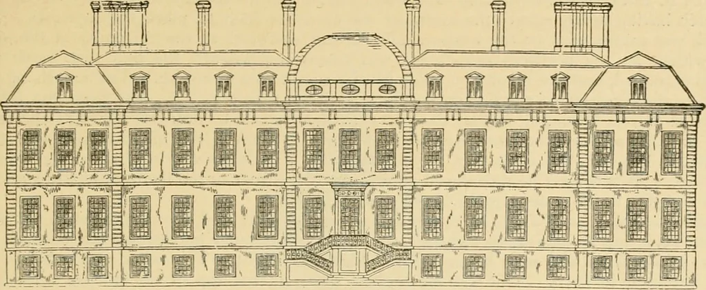 An illustration from An encyclopaedia of architecture, historical, theoretical, & practical. New ed., rev., portions rewritten, and with additions by Wyatt Papworth, 1888, leaf 232