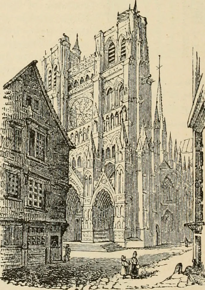 An illustration from An encyclopaedia of architecture, historical, theoretical, & practical. New ed., rev., portions rewritten, and with additions by Wyatt Papworth, 1888, leaf 257