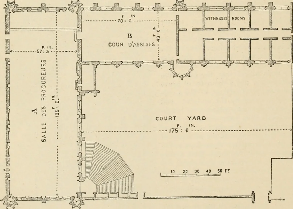 An illustration from An encyclopaedia of architecture, historical, theoretical, & practical. New ed., rev., portions rewritten, and with additions by Wyatt Papworth, 1888, leaf 261