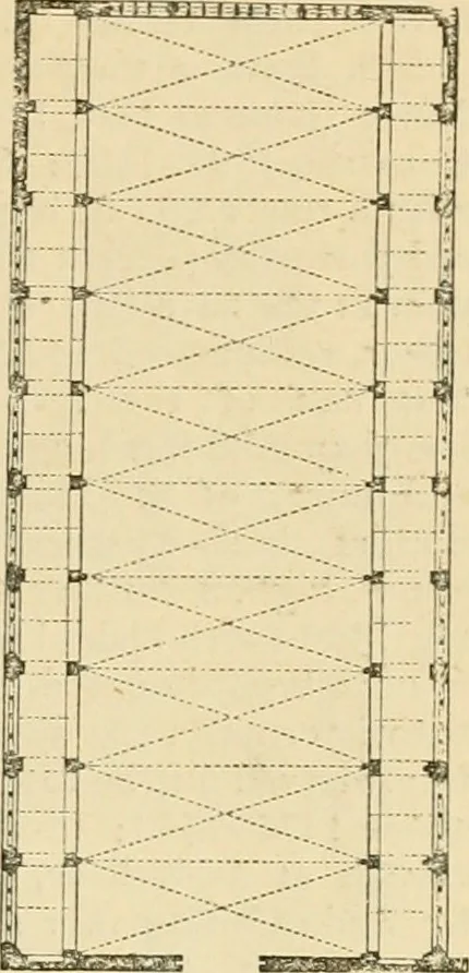 An illustration from An encyclopaedia of architecture, historical, theoretical, & practical. New ed., rev., portions rewritten, and with additions by Wyatt Papworth, 1888, leaf 264