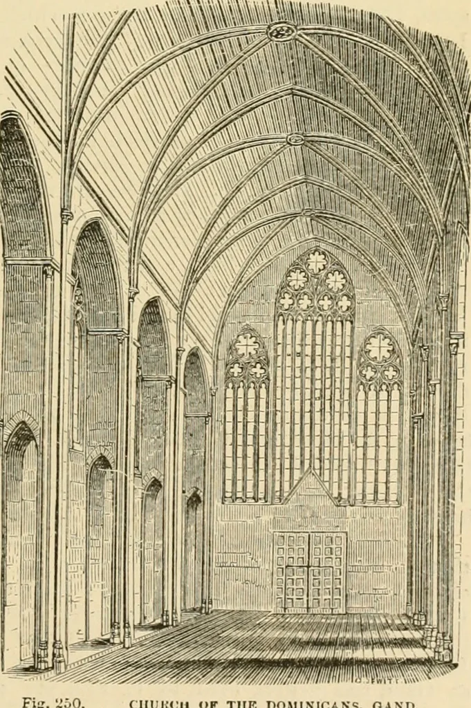An illustration from An encyclopaedia of architecture, historical, theoretical, & practical. New ed., rev., portions rewritten, and with additions by Wyatt Papworth, 1888, leaf 264