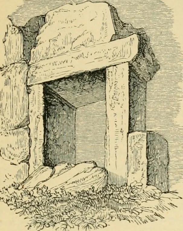 An illustration from An encyclopaedia of architecture, historical, theoretical, & practical. New ed., rev., portions rewritten, and with additions by Wyatt Papworth, 1888, leaf 32
