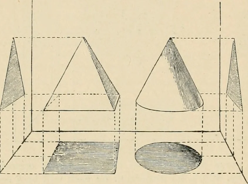 An illustration from An encyclopaedia of architecture, historical, theoretical, & practical. New ed., rev., portions rewritten, and with additions by Wyatt Papworth, 1888, leaf 343