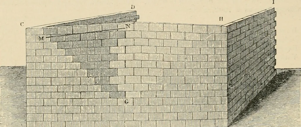 An illustration from An encyclopaedia of architecture, historical, theoretical, & practical. New ed., rev., portions rewritten, and with additions by Wyatt Papworth, 1888, leaf 419