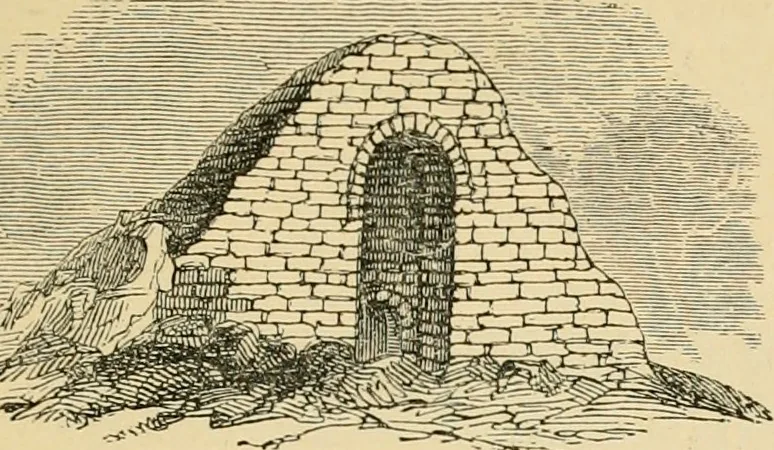 An illustration from An encyclopaedia of architecture, historical, theoretical, & practical. New ed., rev., portions rewritten, and with additions by Wyatt Papworth, 1888, leaf 56