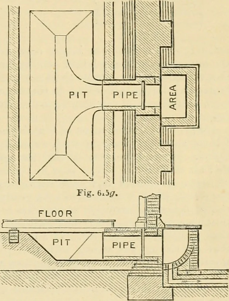 An illustration from An encyclopaedia of architecture, historical, theoretical, & practical. New ed., rev., portions rewritten, and with additions by Wyatt Papworth, 1888, leaf 572