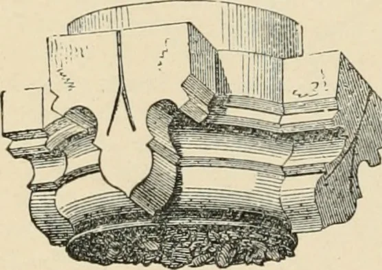 An illustration from An encyclopaedia of architecture, historical, theoretical, & practical. New ed., rev., portions rewritten, and with additions by Wyatt Papworth, 1888, leaf 631
